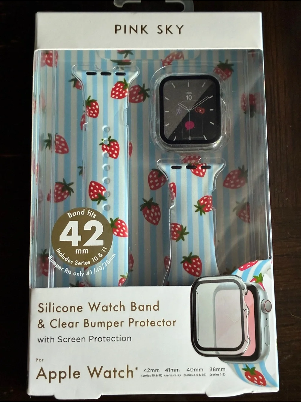 Strawberry Silicone Watch Band for 42mm Apple Watch